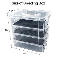 LUKHMELF four-layer mealworm farm design provides expanded feeding space.
