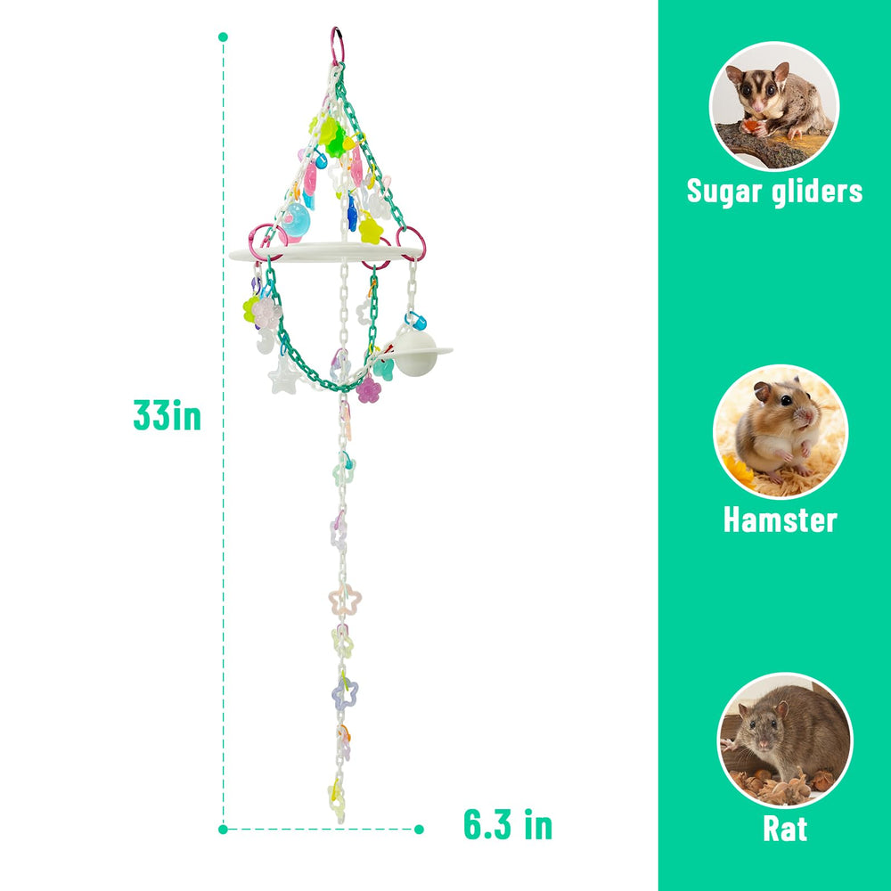 LUKHMELF night time enrichment for active sugar gliders.