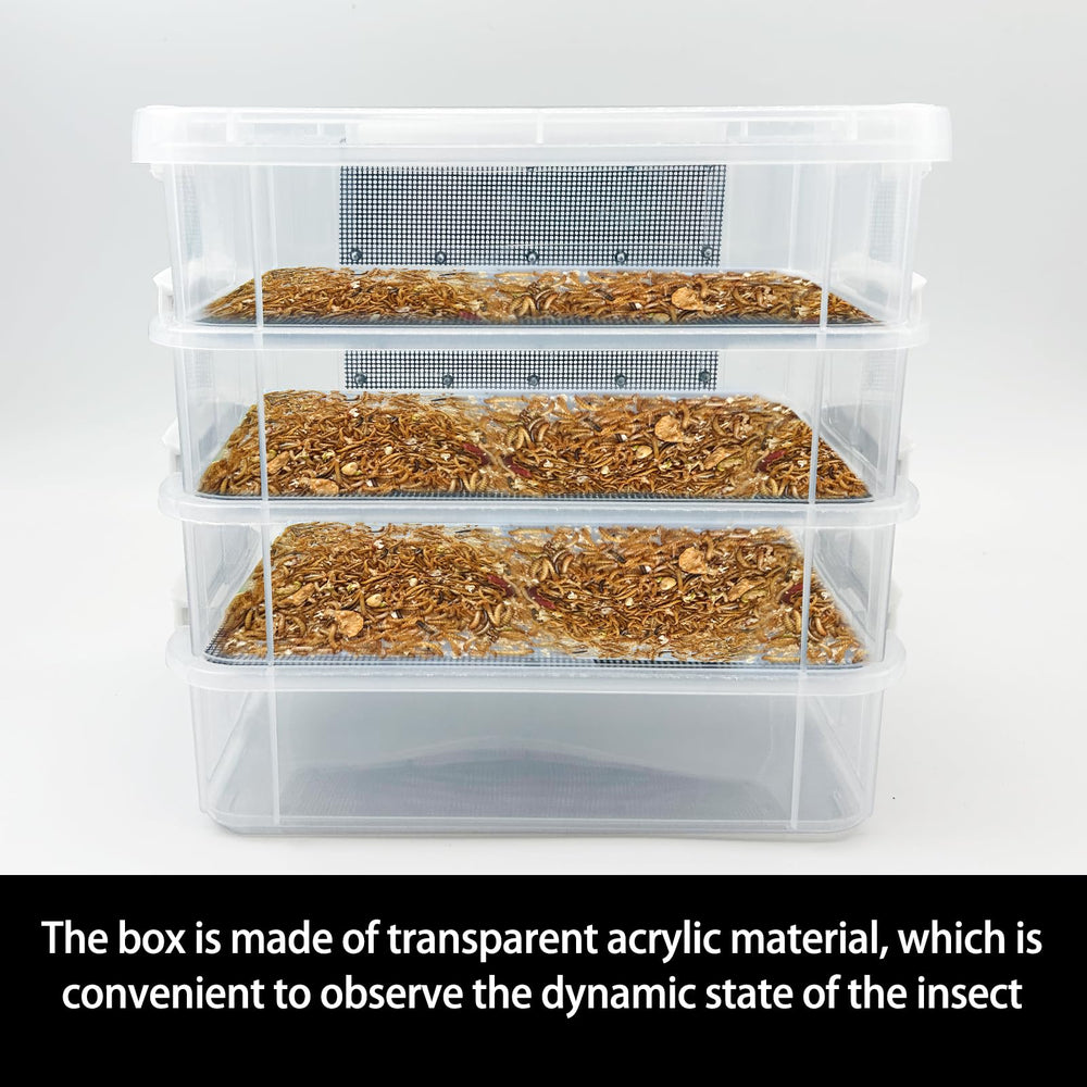 LUKHMELF portable breeding container for easy indoor and outdoor use.