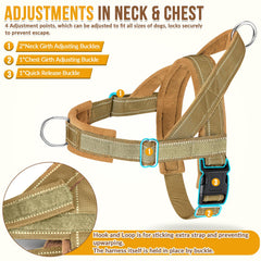 Lukovee adjustable neck and chest straps for easy on/off