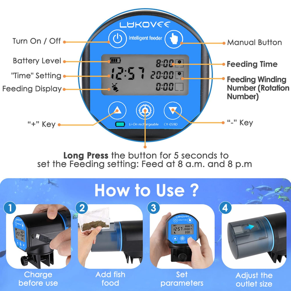 Lukovee top-loading design for easy refilling without removing the reservoir.