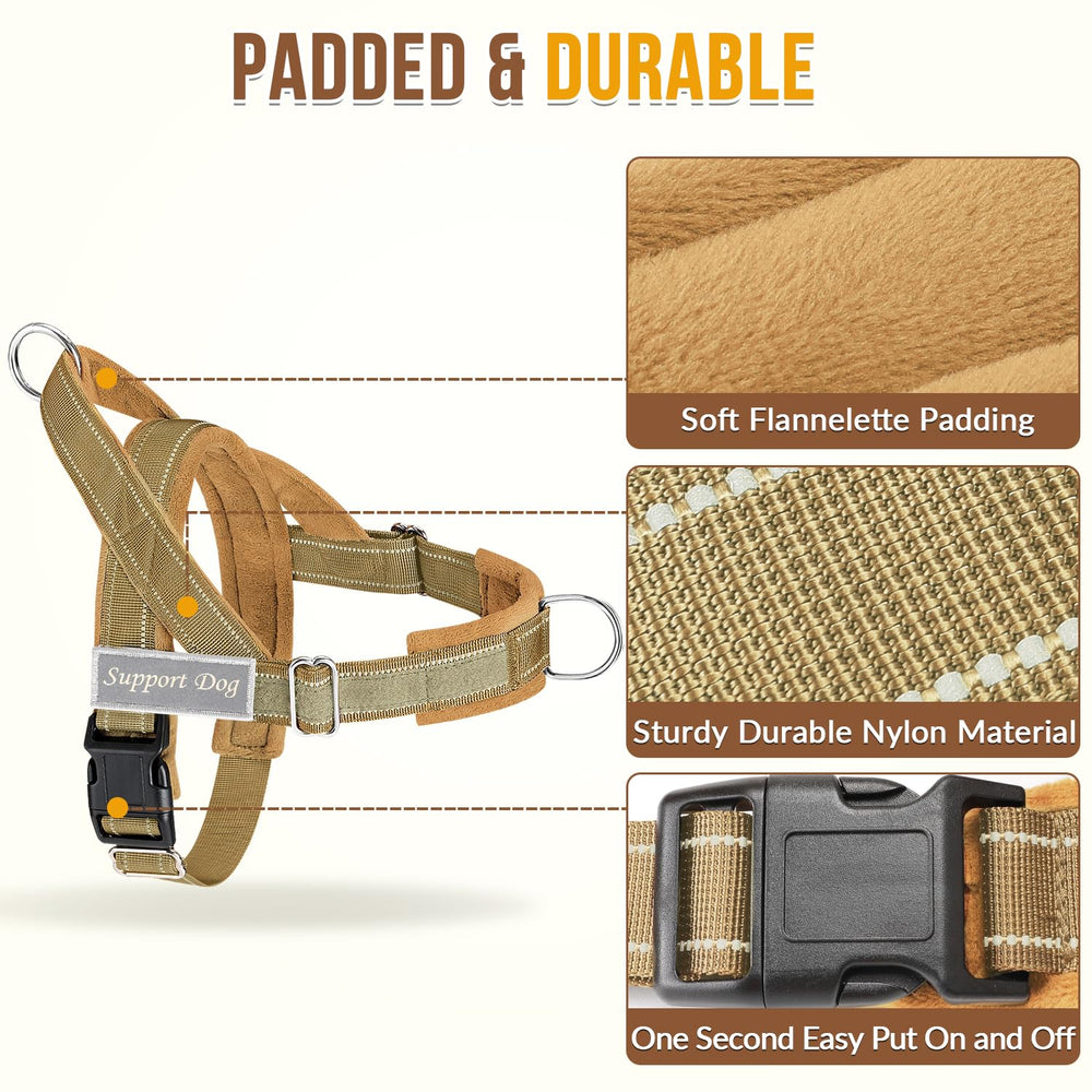 Lukovee back ring and front D-ring support training and walks