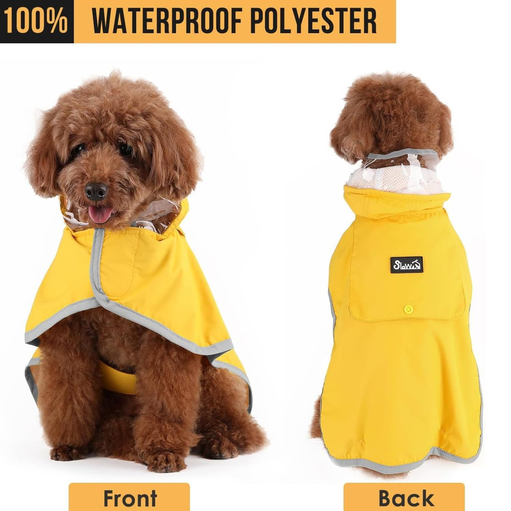 Lukovee dog raincoat available in XS to XXXL for many breeds.