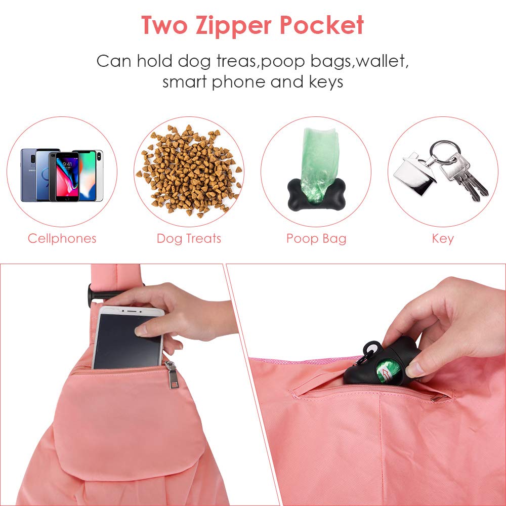 Lukovee drawstring mesh opening allows safe visibility for pets.
