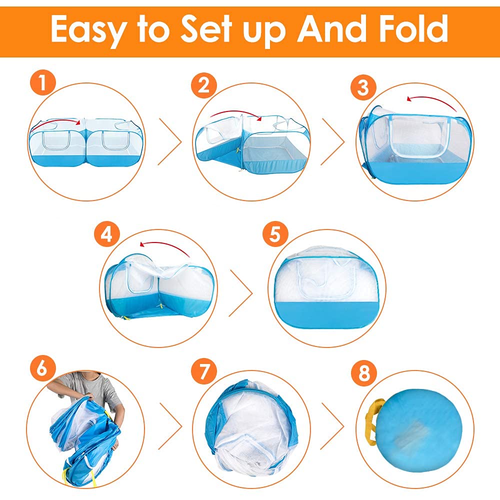 Lukovee lightweight foldable design for simple storage and portability.