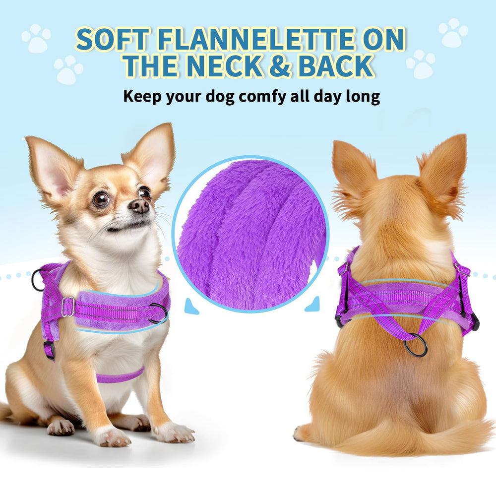 Lukovee No Pull Harness with 4ft bungee leash reduces pulling shocks.
