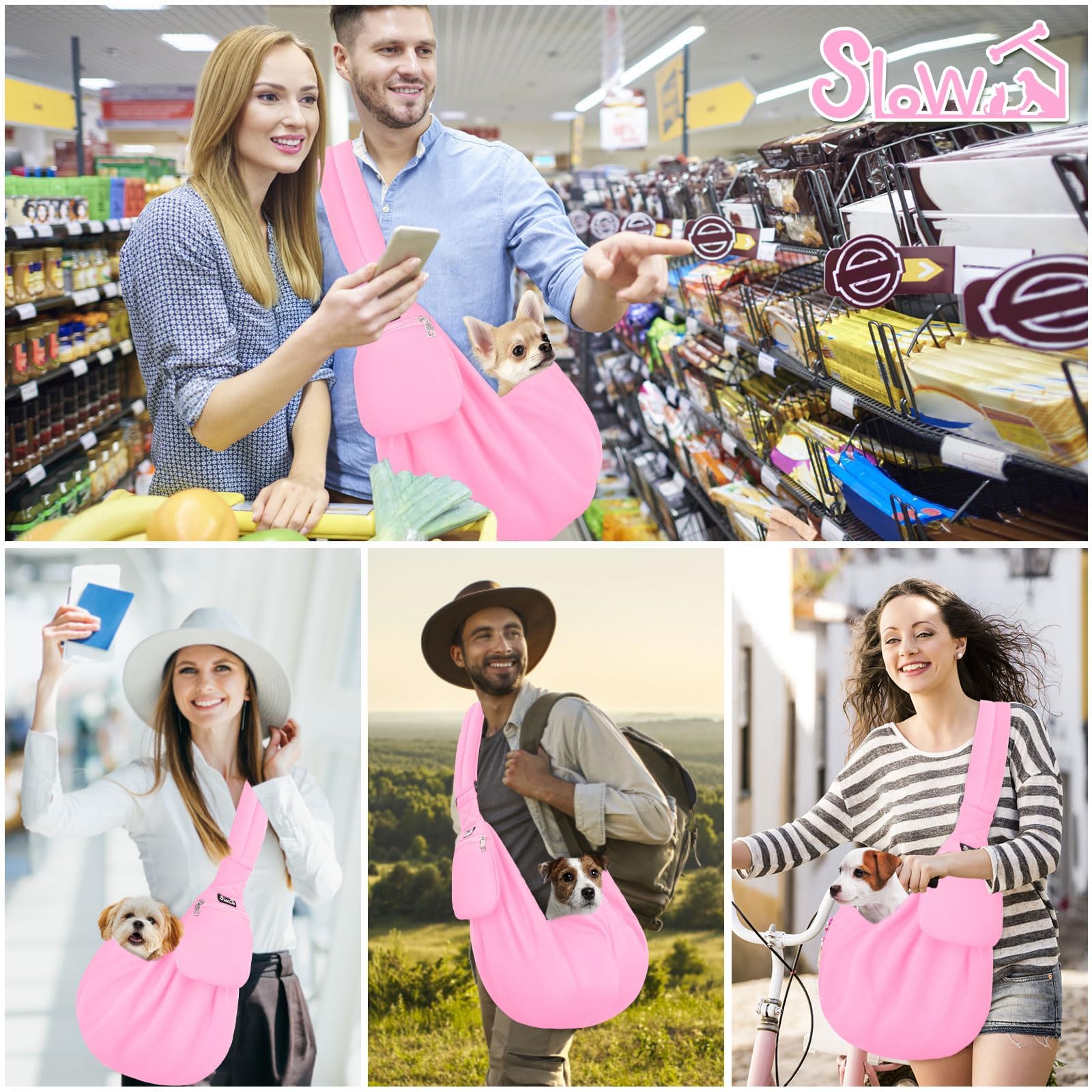 Lukovee Pet Sling machine washable for easy cleanup after outings.
