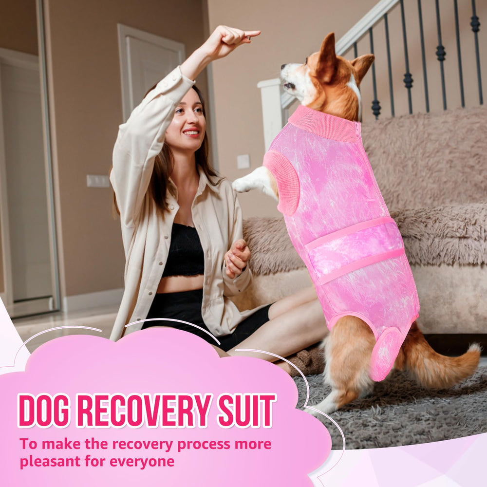 Lukovee Recovery Suit anti-lick feature protects wounds during recovery