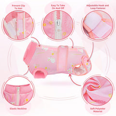 Lukovee recovery suit prevents licking, supporting wound care without constant removal