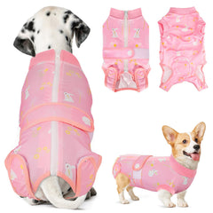 Lukovee Recovery Suit back zipper enables quick post-surgery changes.