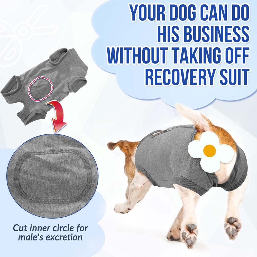 Lukovee suit prevents scratching and licking wounds without restricting movement.