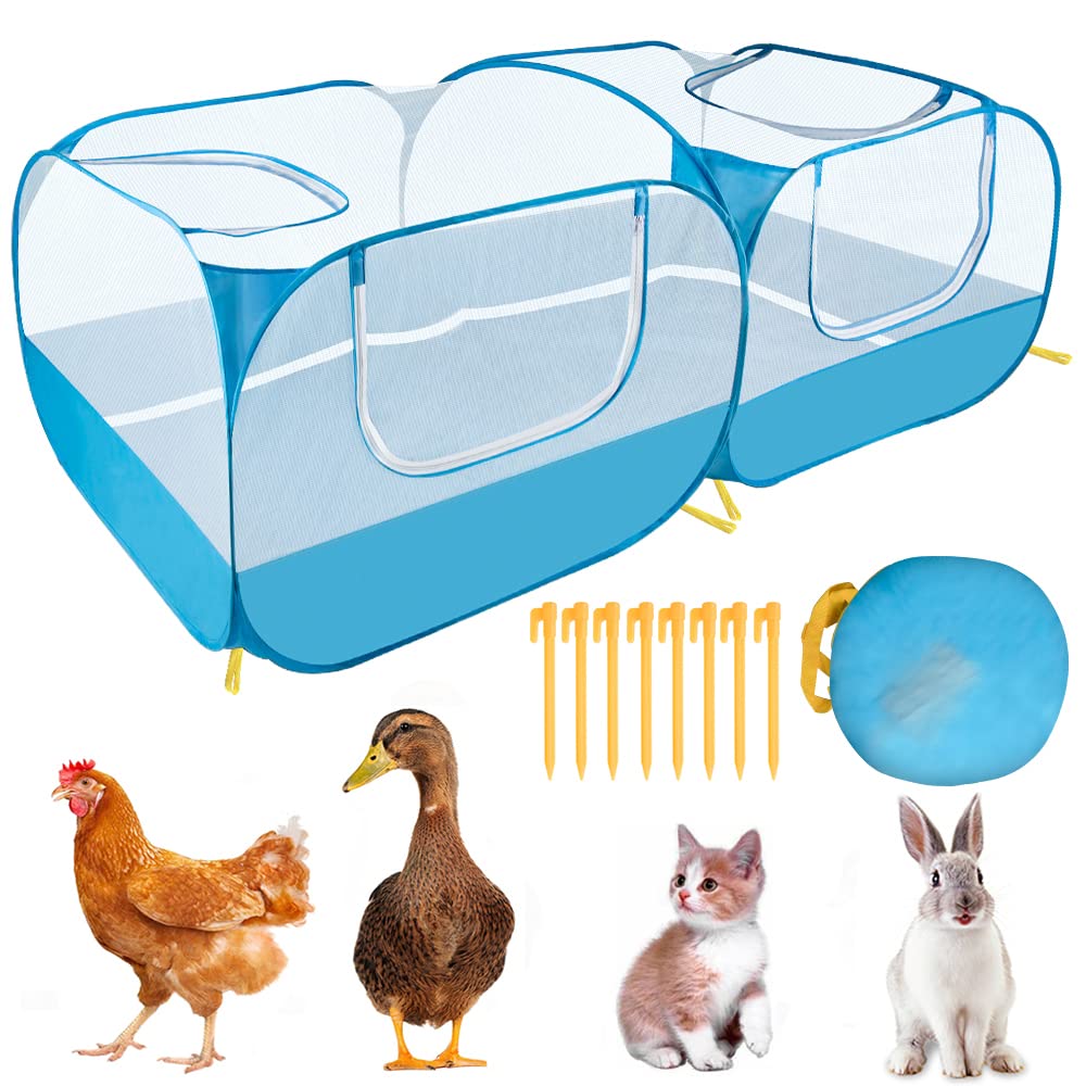 Lukovee playpen with detachable bottom for outdoor playtime and sun shade.