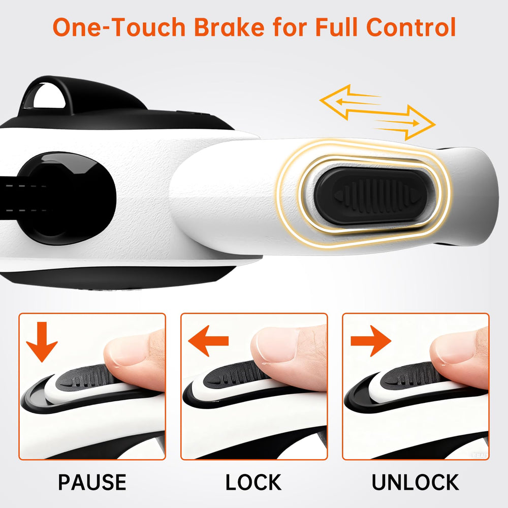 LULUPET LED beam aids visibility and safety during dusk or dawn walks.