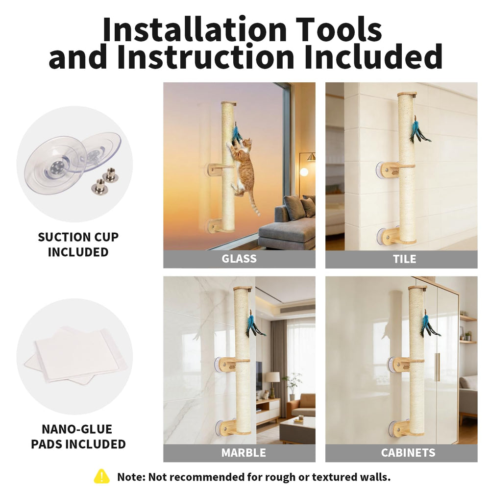 Lulu's World no-drill installation keeps walls pristine in rentals.