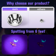 Lumenshooter pet urine detection reveals hidden markings with high clarity.
