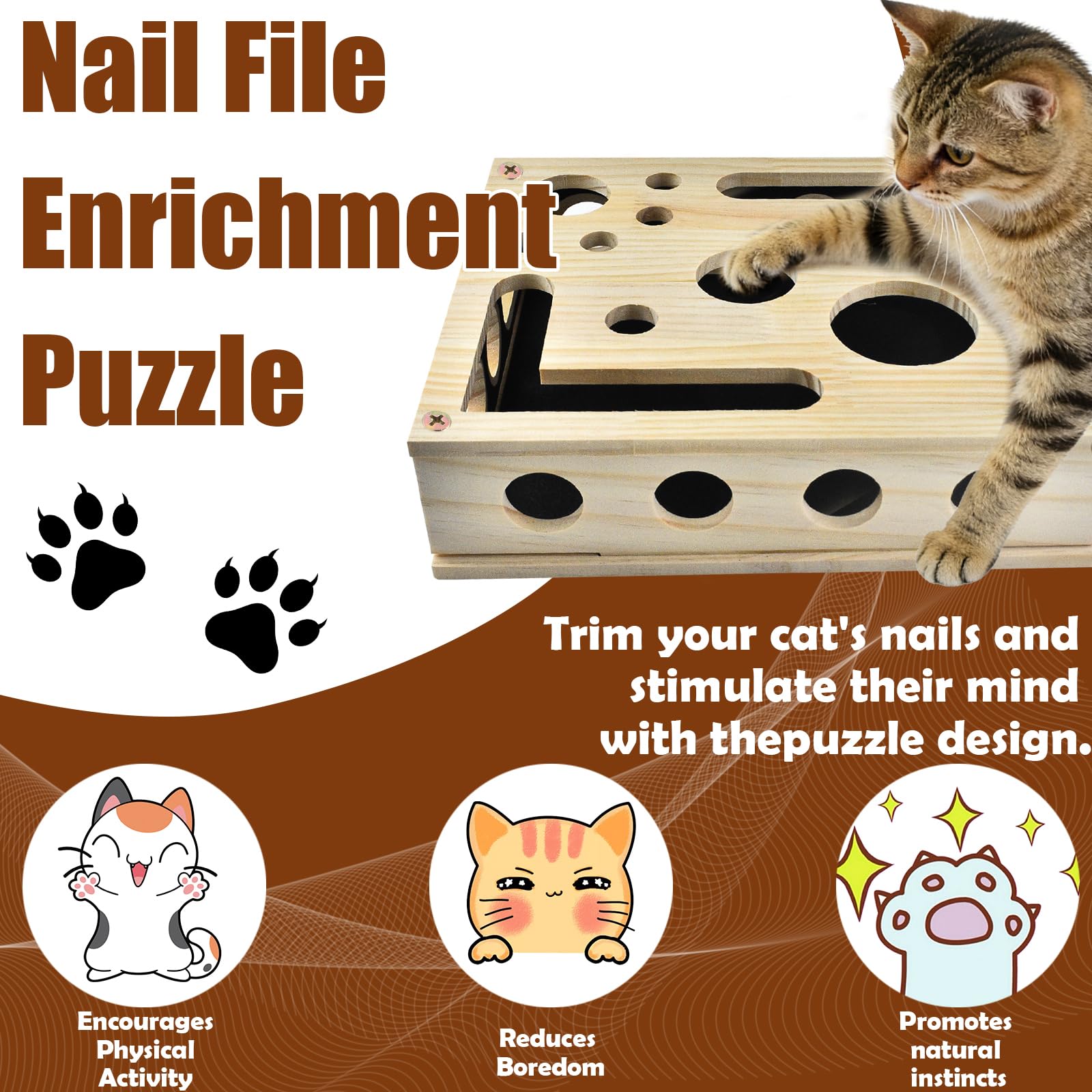 Lumixa treat-based enrichment with kibble or toys inside