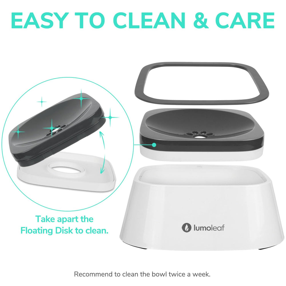 LumoLeaf anti-slip base keeps the bowl steady on car trips.