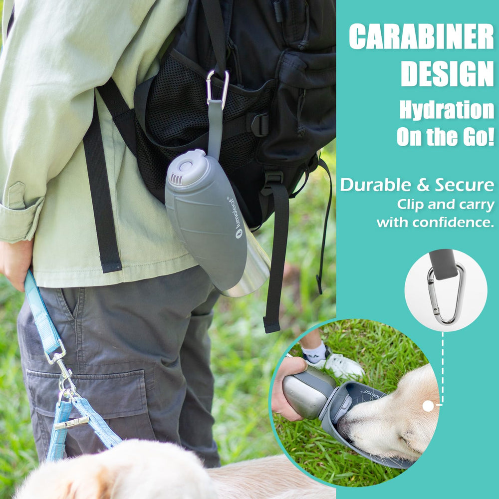 LumoLeaf with wrist strap and removable carabiner for carry on hikes.
