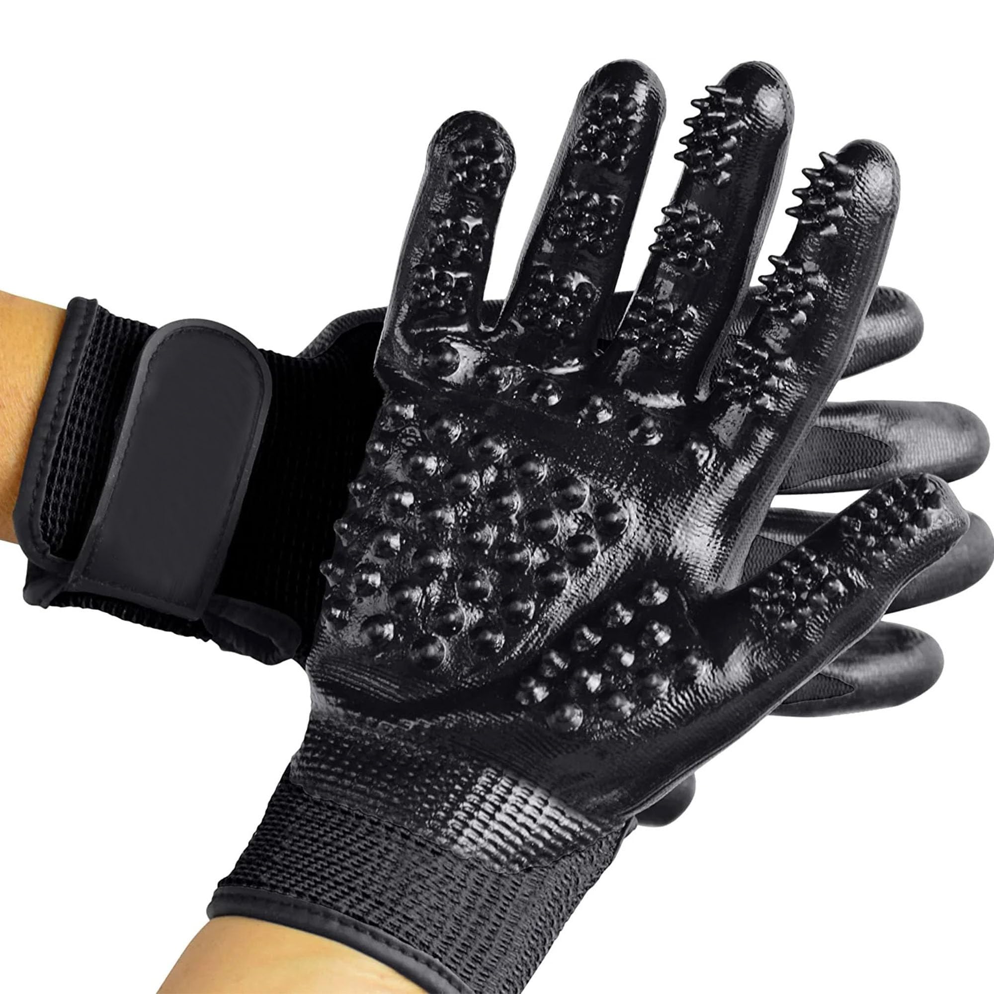 Lumova glove easy-clean design for quick hair release