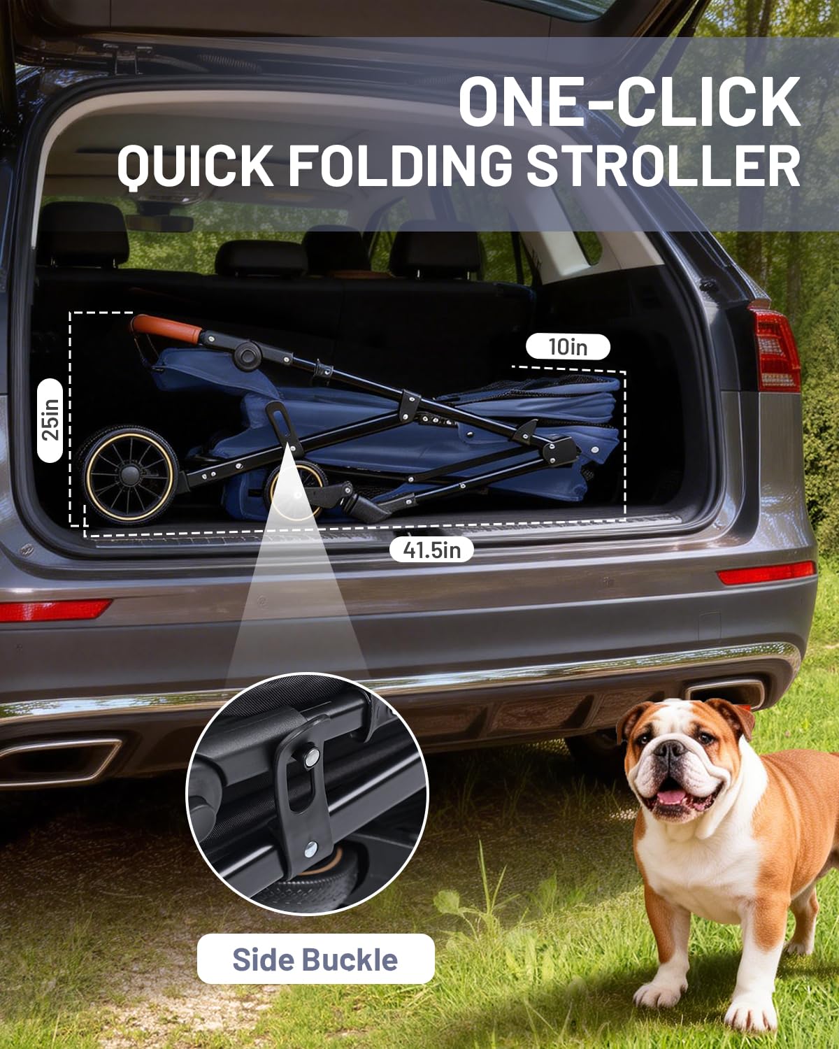 LUODIER built-in pocket and travel-ready design for essentials