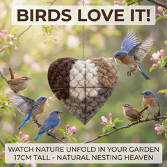 Luoyweiton iron nesting heart stands up to weather for durable use