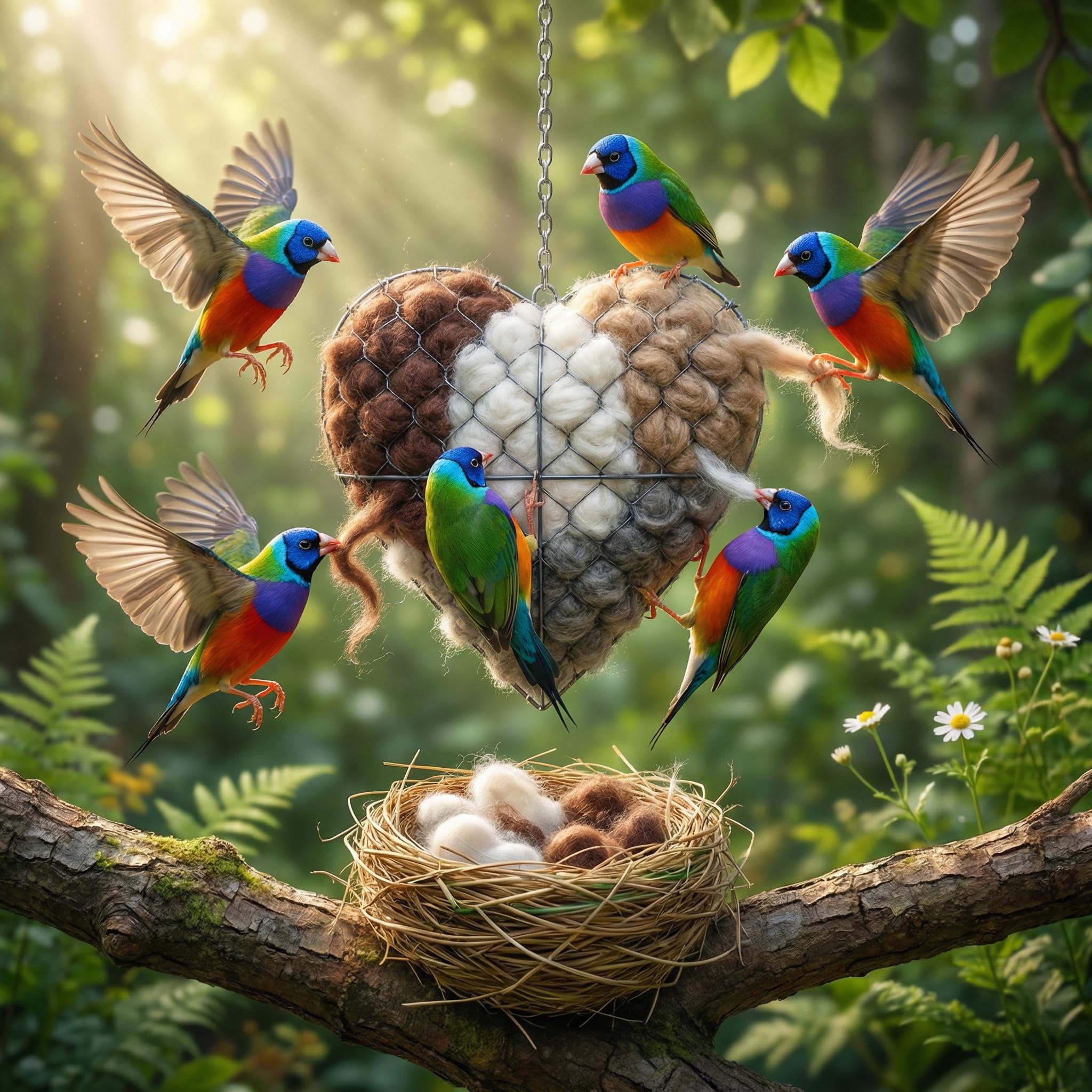Luoyweiton warm nesting space supports local birds in cold seasons