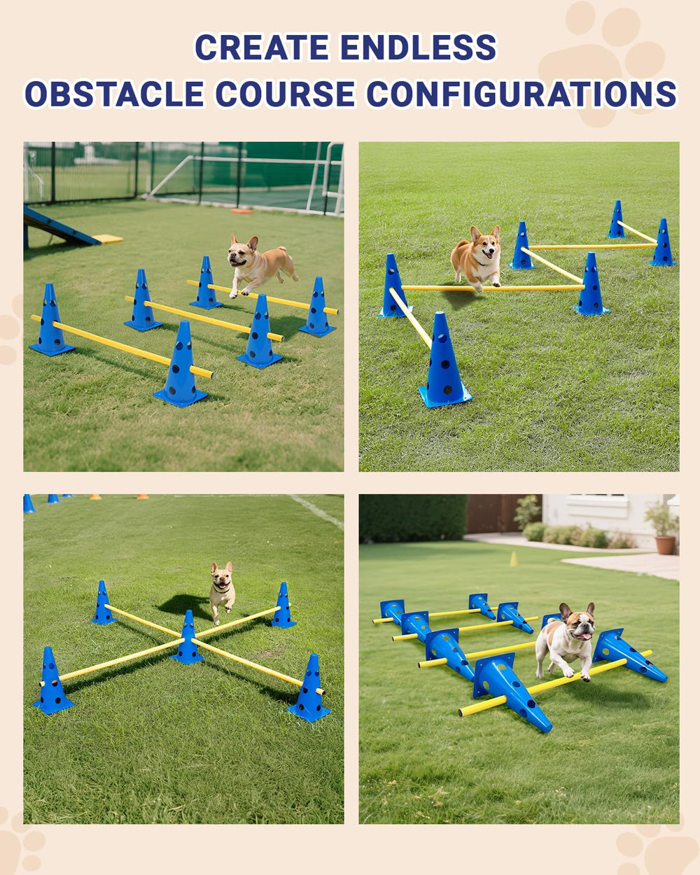 Lupar course works indoors or outdoors for versatile training