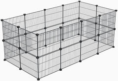 LURIVA guinea pig cage with sturdy metal wire for safe play.