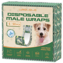 LURKOMEMO dog diapers male dry core deliver long-lasting dryness for daily wear.