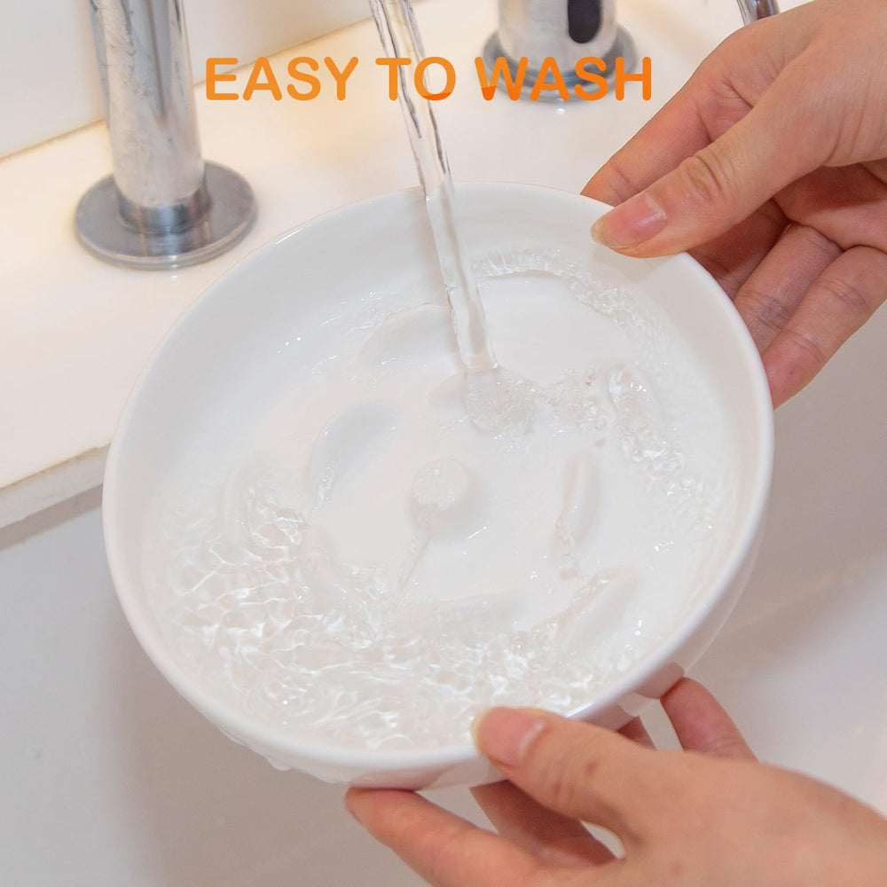 Lusifaco non-toxic, lead-free ceramic dish is safe for daily use.