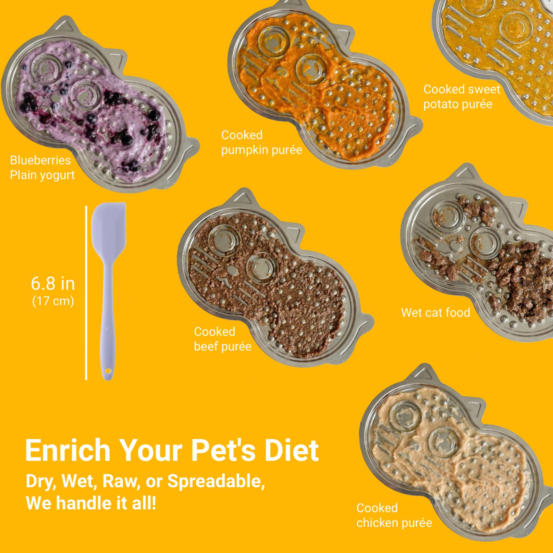 Luugoo dishwasher-safe lick mat for easy cleaning