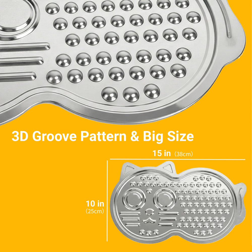 Luugoo textured surface promotes slow feeding for pets