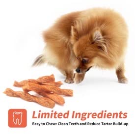 LuvChew chicken dog chew twist puffed texture promotes chewing without rawhide