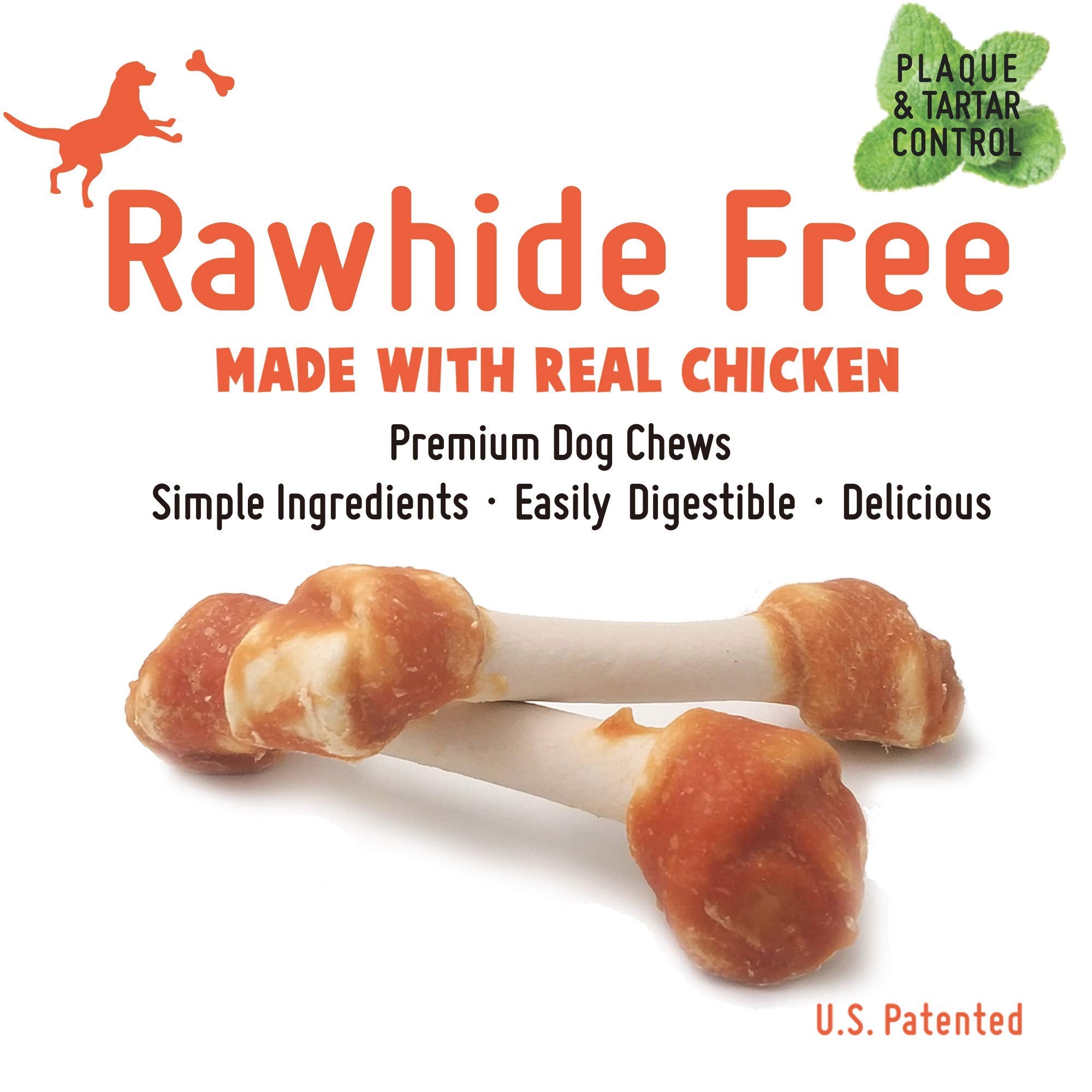 LuvChew Premium dog chews handmade-chicken, quality and flavor from real poultry.