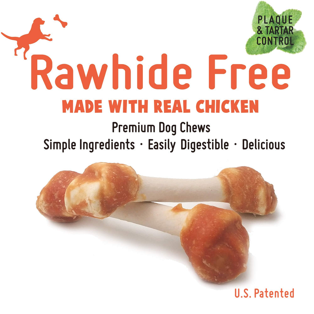 LuvChew Premium dog chews handmade-chicken, quality and flavor from real poultry.