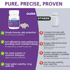 LuxeVib product image shows administration by mouth or food mixing.