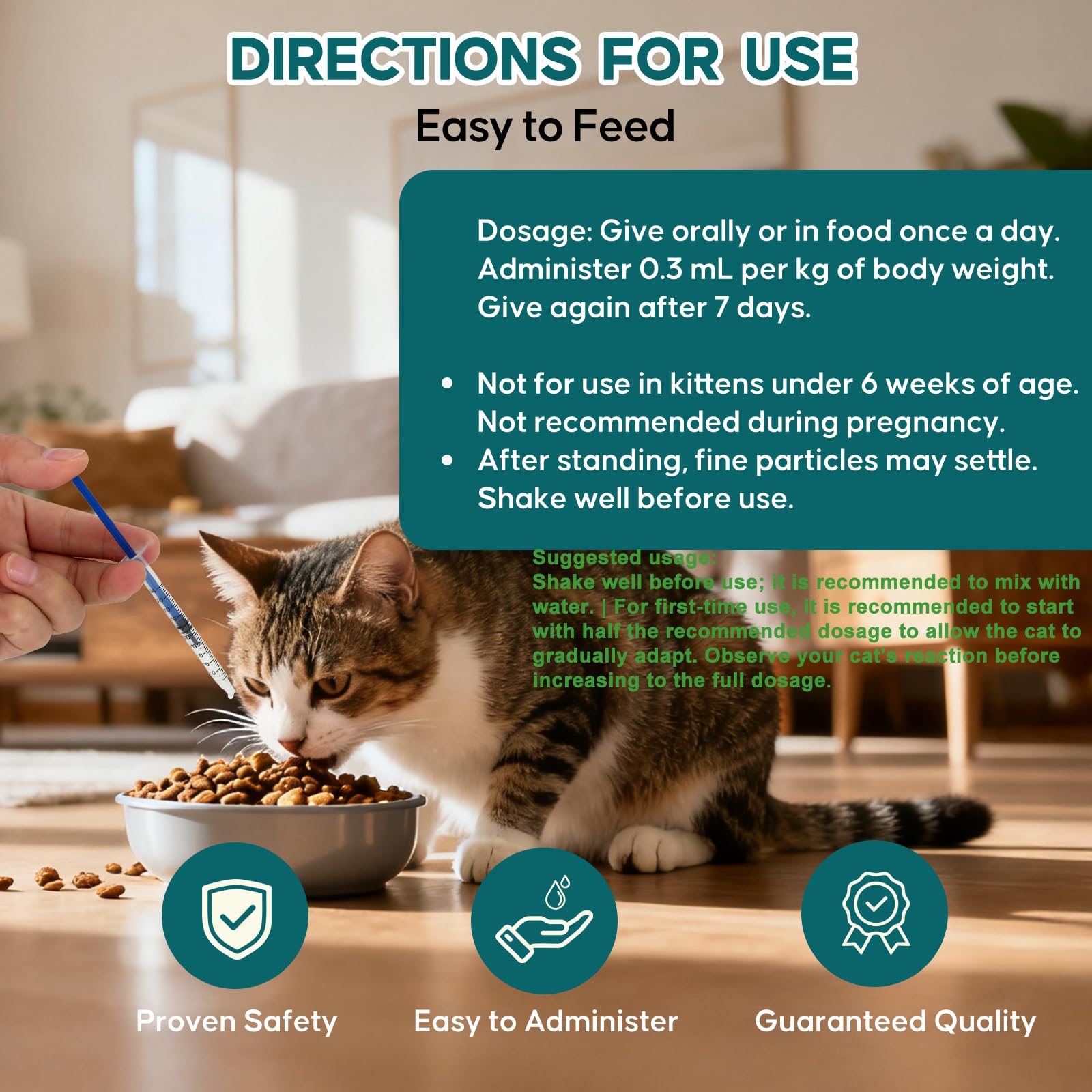 LuxeVib Dewormer packaging highlights compact 100 ml bottle