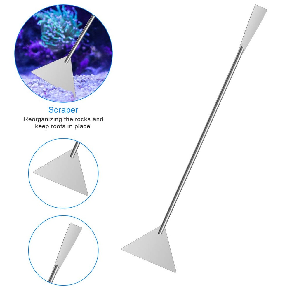 Luxiv sand spatula for substrate leveling and detailing