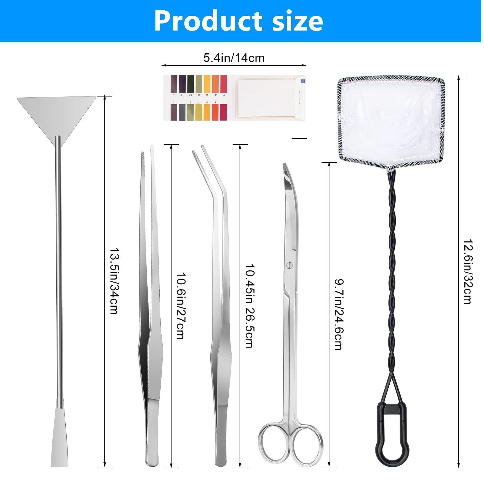 Luxiv straight tweezers for precise plant placement and handling
