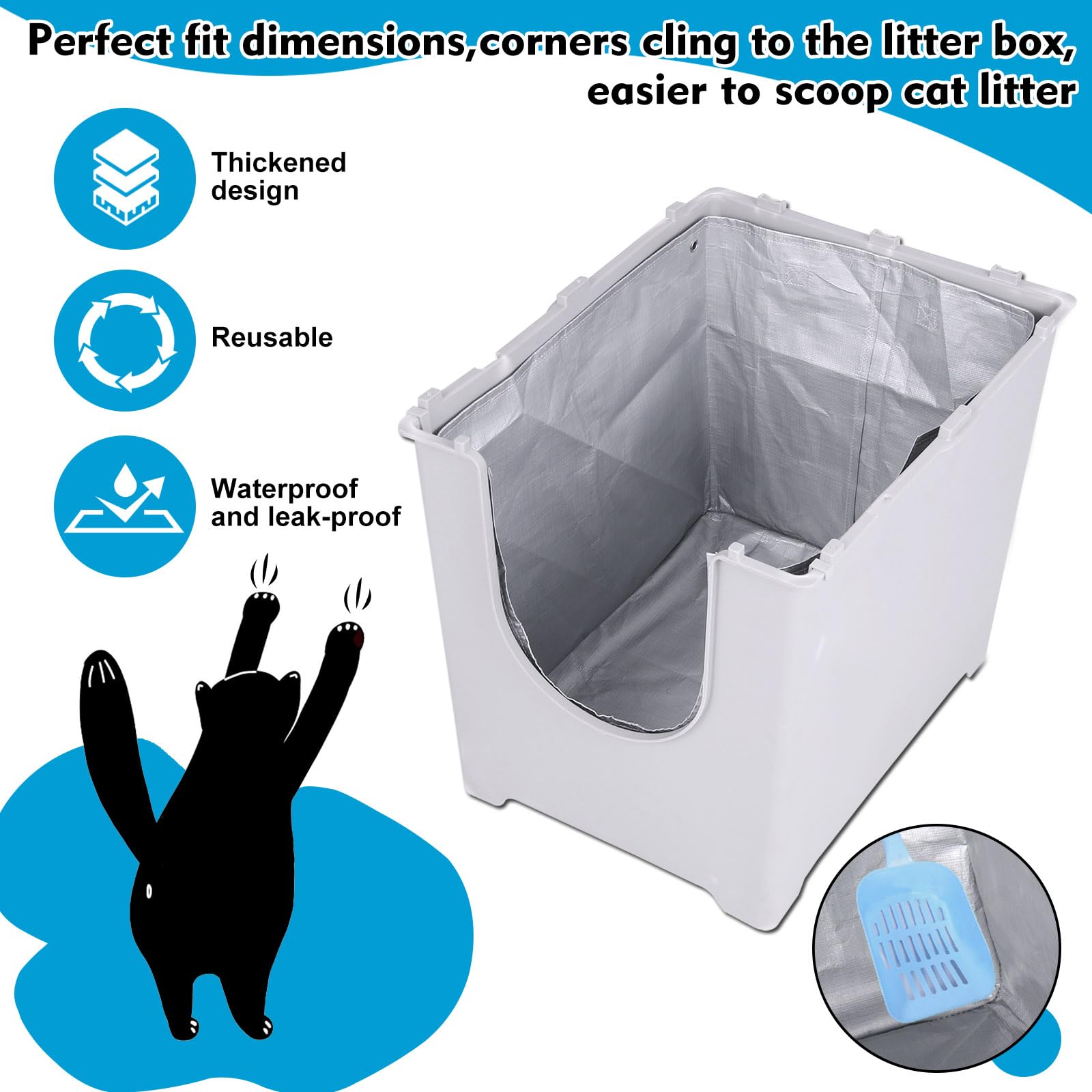 Luxrise Liner F comes as a 3-pack for ongoing reuse and replacement.
