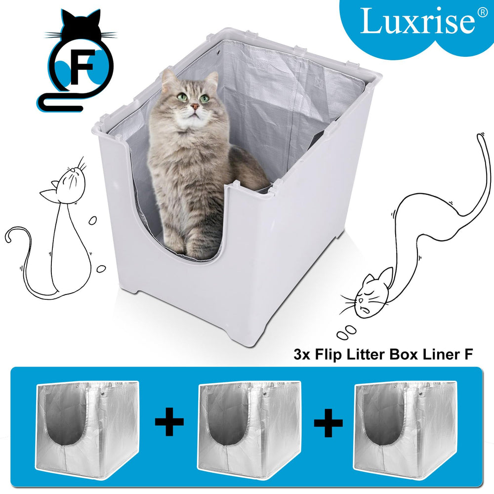 Luxrise Liner F provides a seamless base to reduce litter mess.