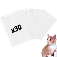 Luxrise packaging for Cat Litter Box Liners emphasizes easy disposal.