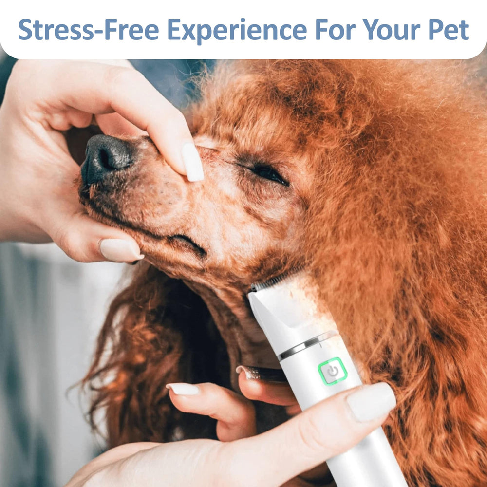 Luxuz ergonomic pet grooming tool designed for comfortable use