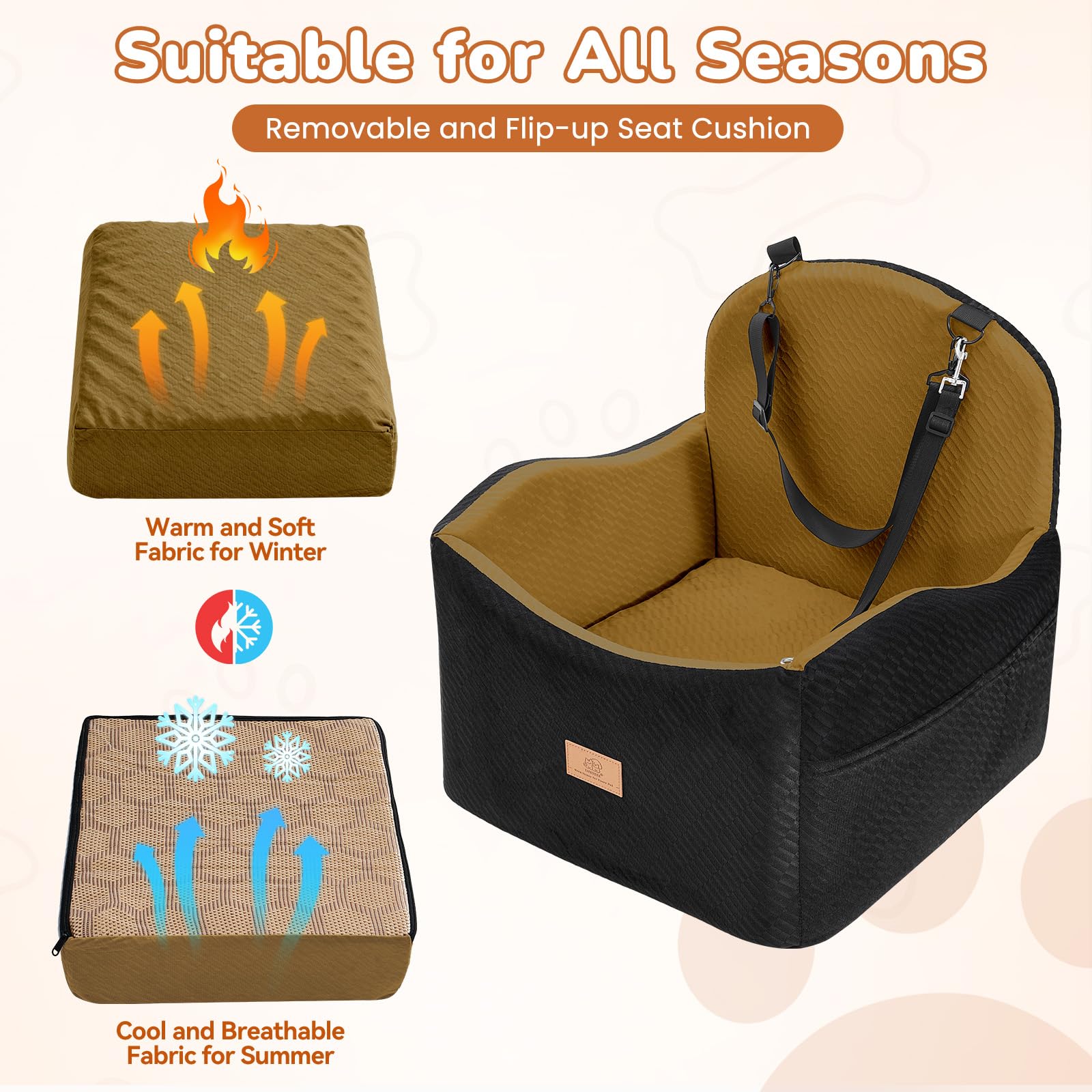 LUXYBEE washable-cover close-up for easy cleaning after adventures.