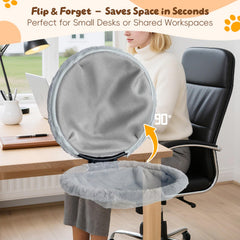 L&W BROS cat desk bed 18x18 cozy cave provides safe observation while you work.