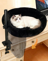 L&W BROS cat desk bed folded flat for space-saving setup