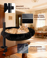 L&W BROS cat desk bed semi-circle design for strength