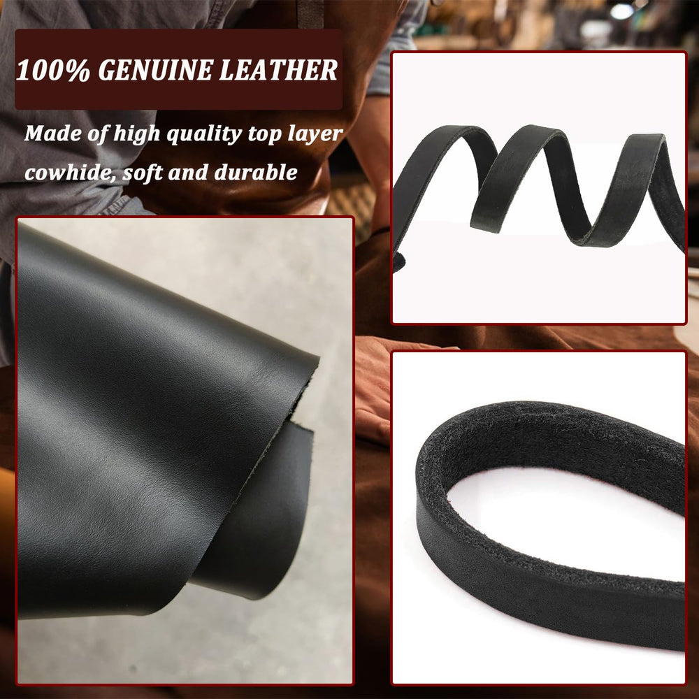 LWBMG leather dog leash with copper hook for secure training sessions