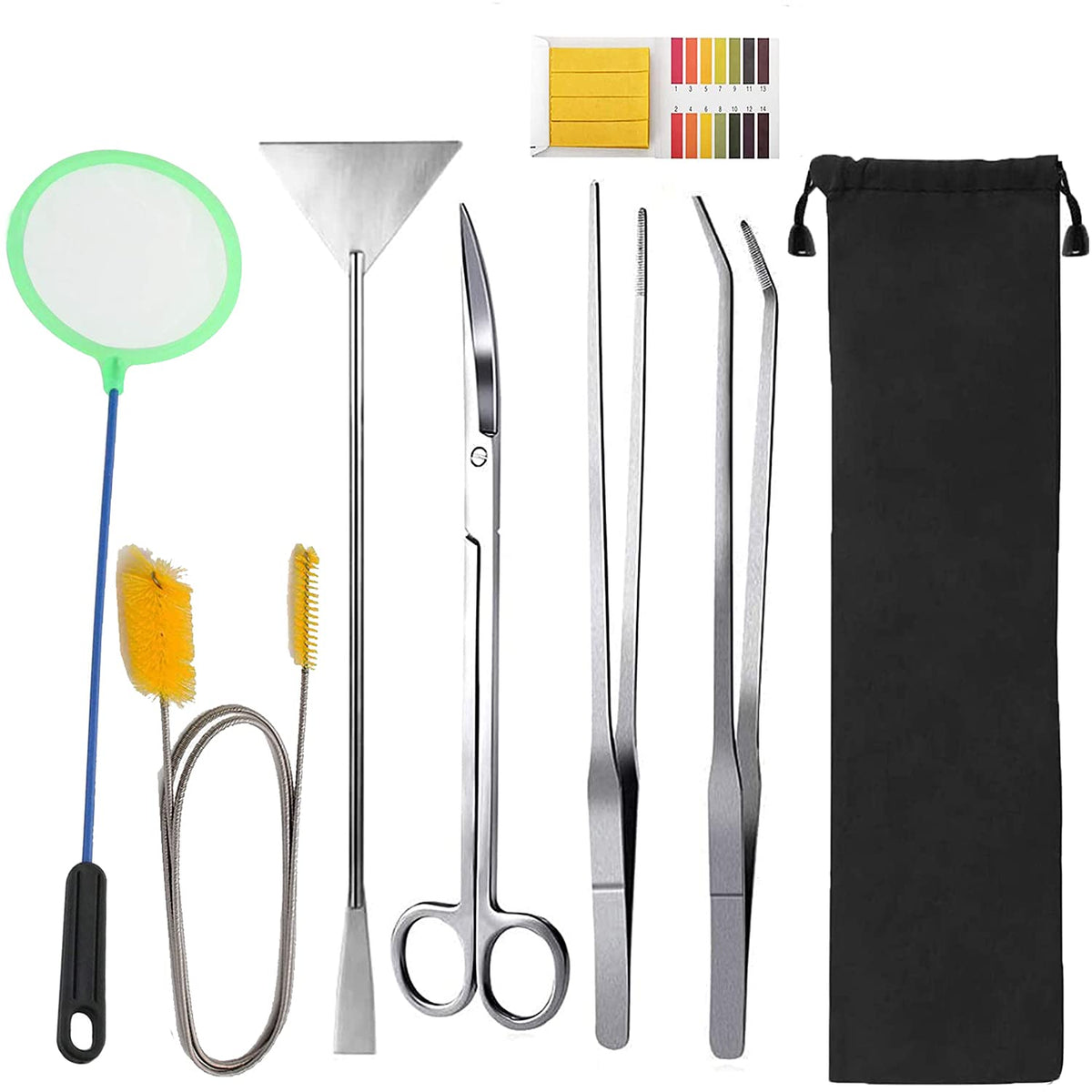 Lxiyu 7in1 aquascaping tools kit, complete set for precise tank maintenance and setup