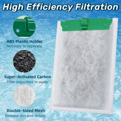 Lxiyu double-sided mesh captures debris for healthier tank water